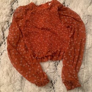 Gently worn Aritzia Wilfred Tempest Blouse